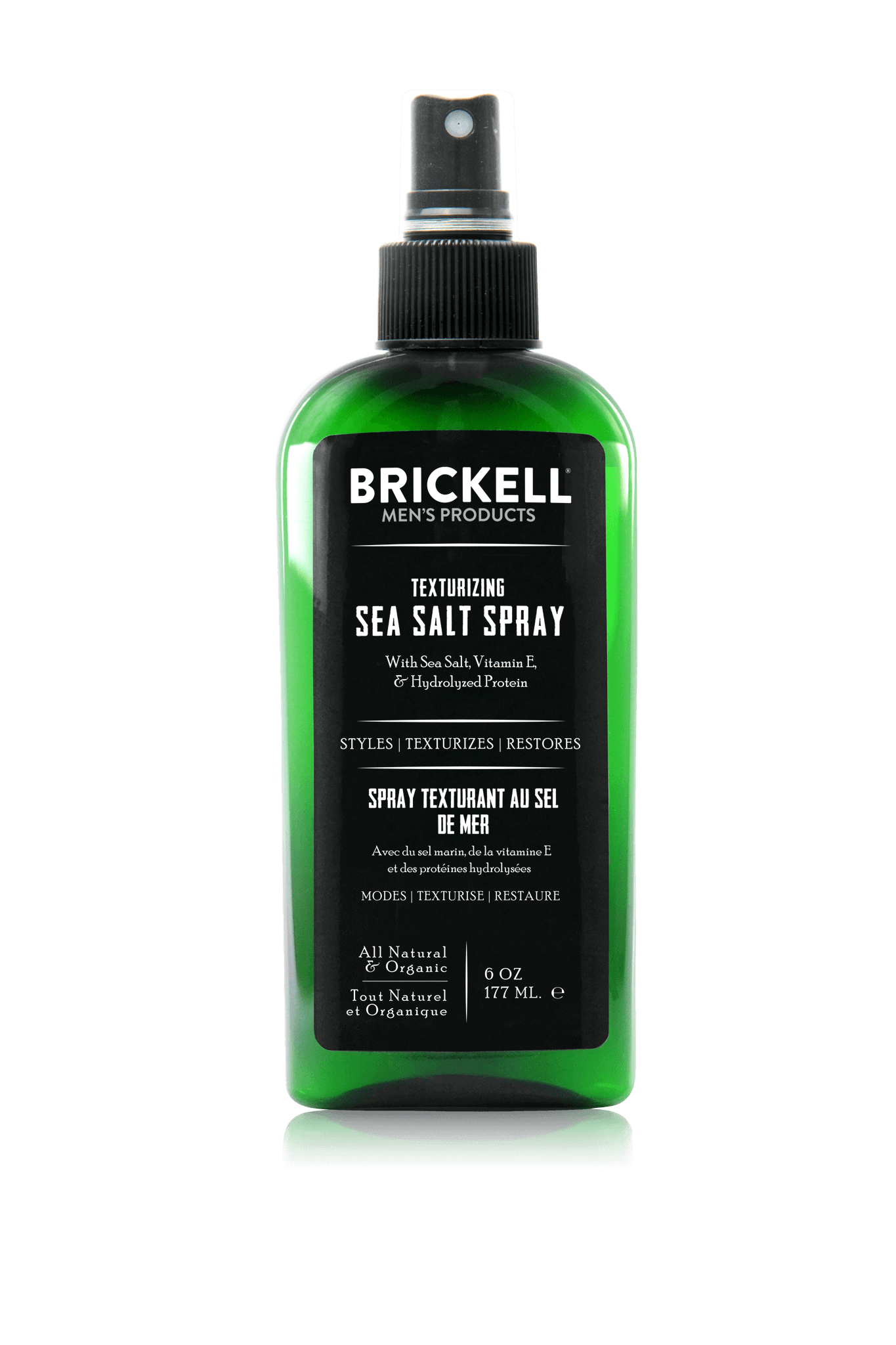 Best Alcohol Free Sea Salt Hair Spray for Men  Natural & Organic –  Brickell Men's Products® UK