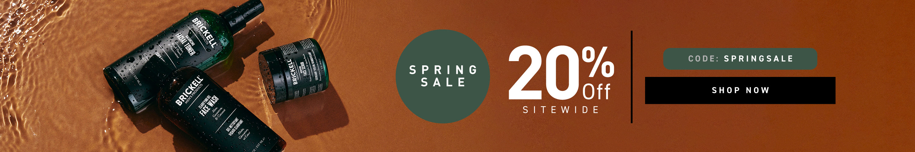 Spring Sale: 20% off Sitewide. Code: SPRINGSALE. Shop Now.