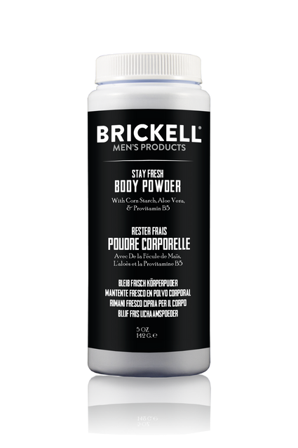 Body Powder, Stay Fresh, Brickell Men's Products